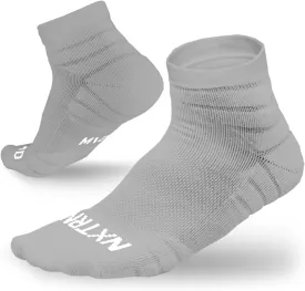 3 Pairs Nxtrnd Quarter Socks for Men & Boys, Padded Athletic Socks for Football