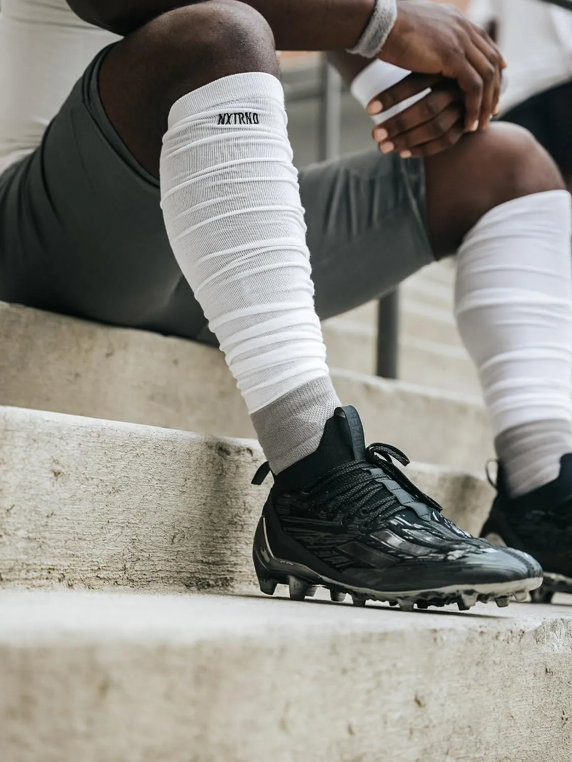 3 Pairs Nxtrnd Quarter Socks for Men & Boys, Padded Athletic Socks for Football