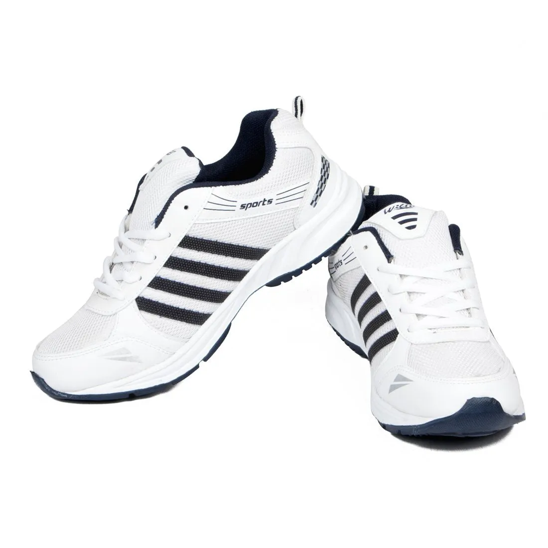 ASIAN Men's Wonder-13 Sports Running Shoes White 10 UK