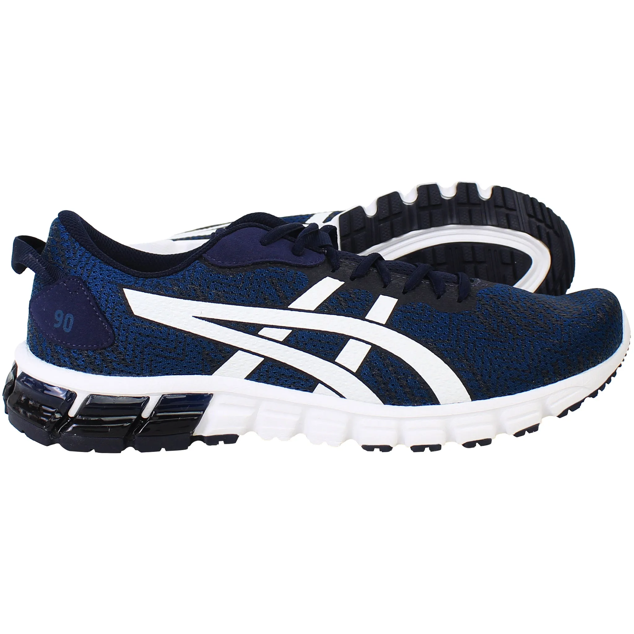 Asics Gel-Quantum 90 Mens Blue Running Shoes