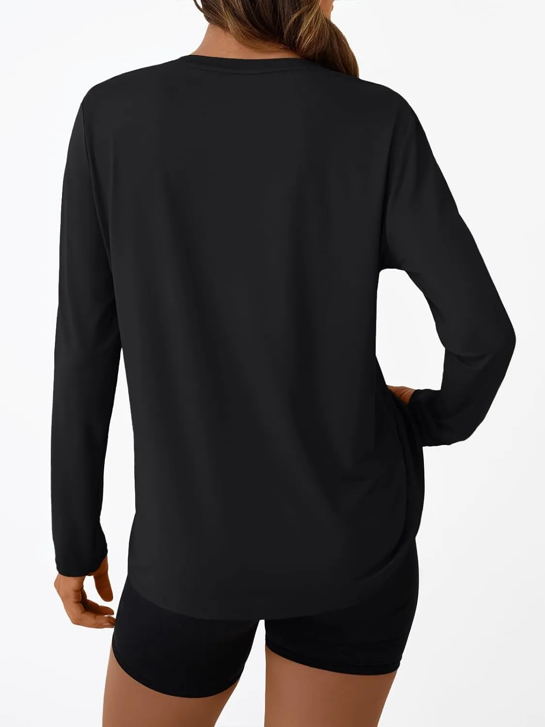 AUTOMET Women's Long Sleeve Workout Tops UPF 50  UV Rash Guard Swim Sun Shirts Hiking Tshirts Summer Clothes 2025