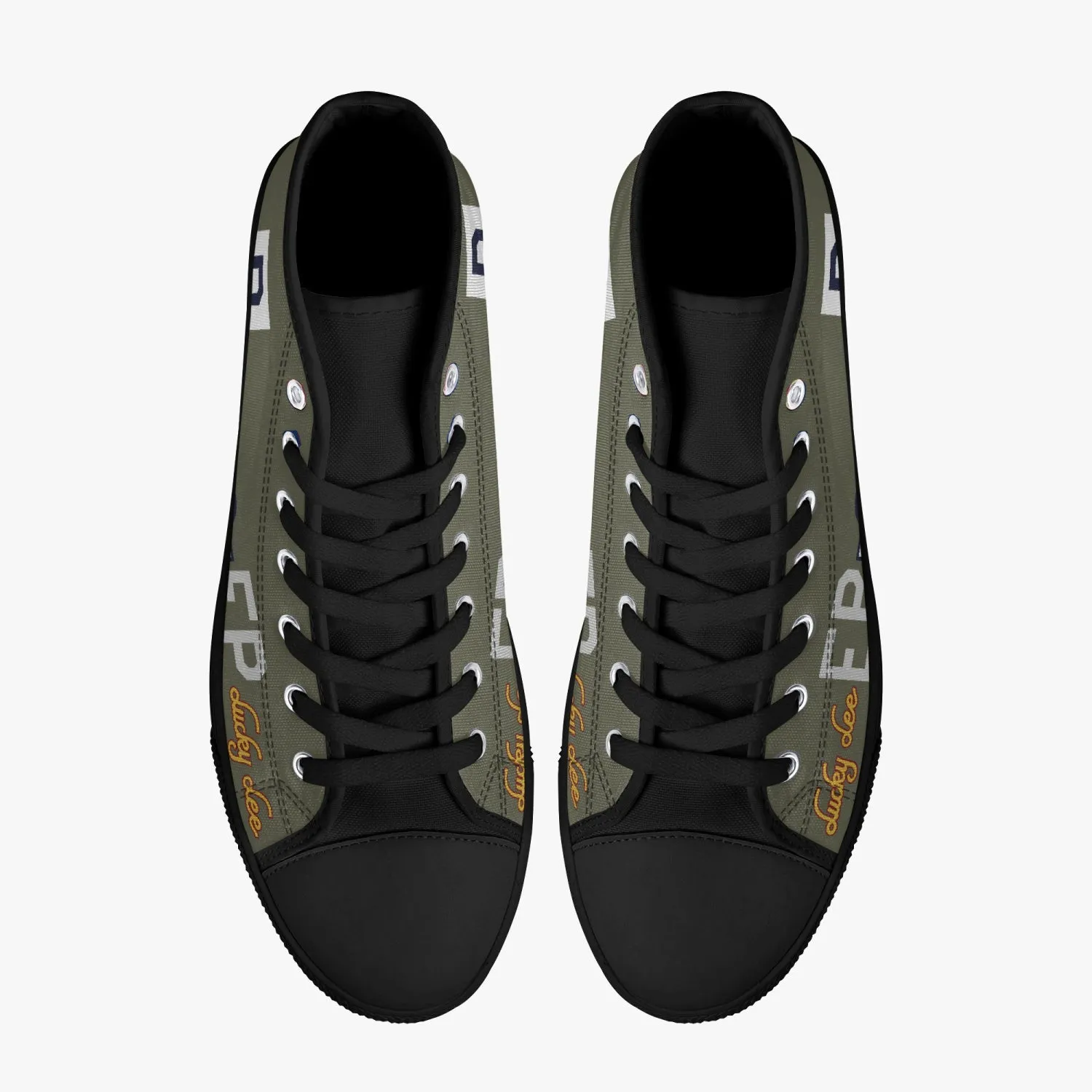 B-17 "Lucky Lee" High Top Canvas Shoes