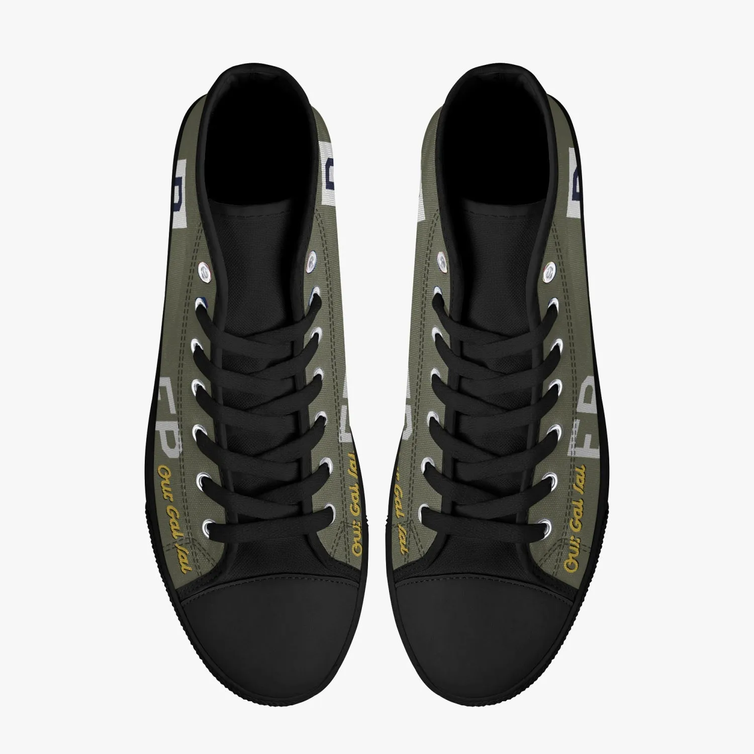 B-17 "Our Gal Sal" High Top Canvas Shoes