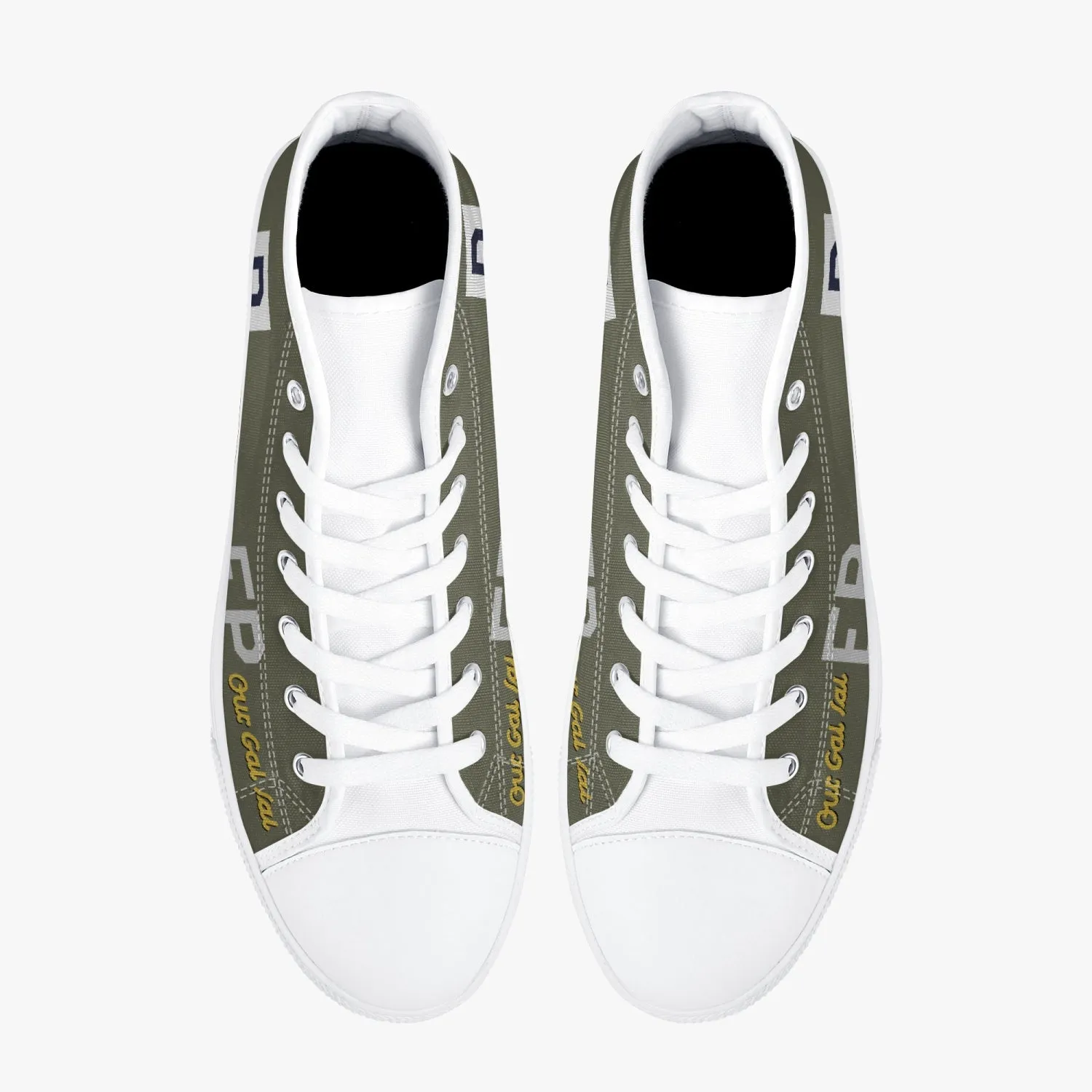 B-17 "Our Gal Sal" High Top Canvas Shoes