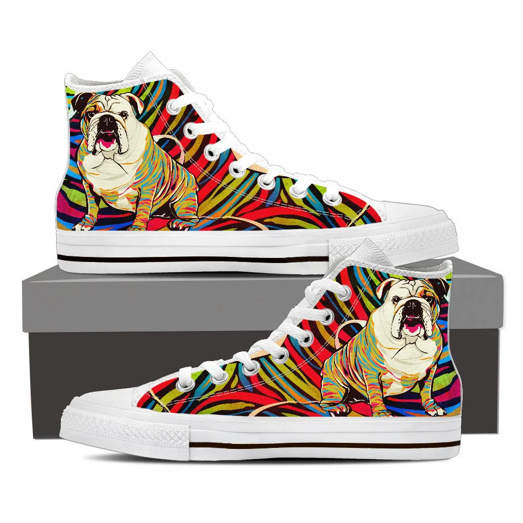 BRIGHT BULL DOG HIGH-TOP SHOES MEN - FREE SHIPPING WORLDWIDE