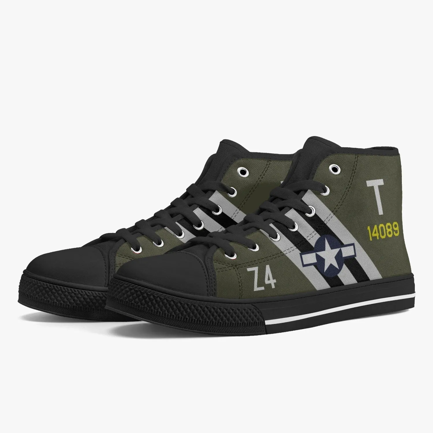 C-49 "Wild Kat" High Top Canvas Shoes