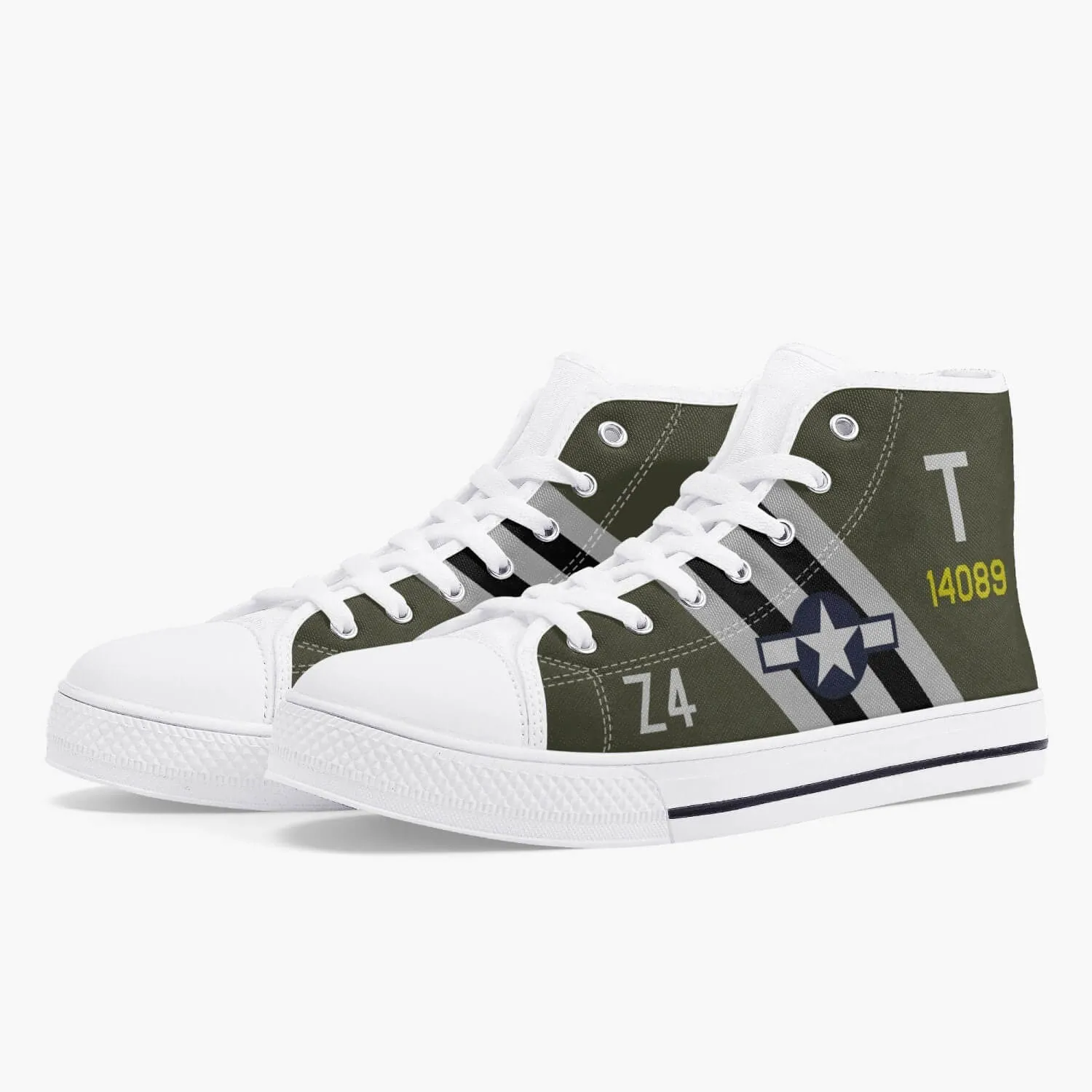 C-49 "Wild Kat" High Top Canvas Shoes