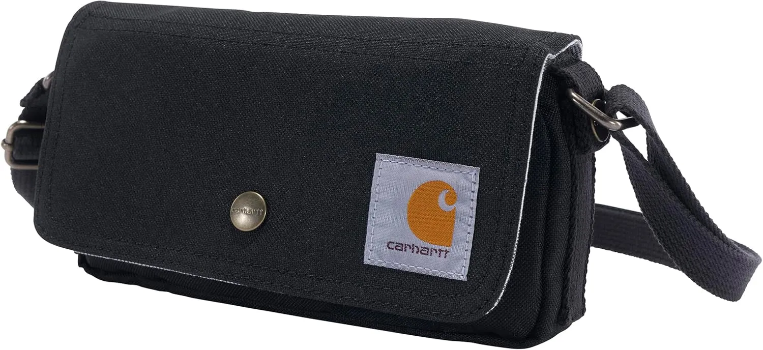 Carhartt Women's Horizontal Bag, Carries as a Crossbody, Clutch Or Waist Pack with Removable Strap