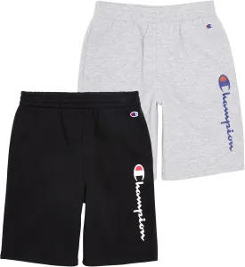 Champion Boys Shorts 2 Pack Athletic Fleece Short for Boys