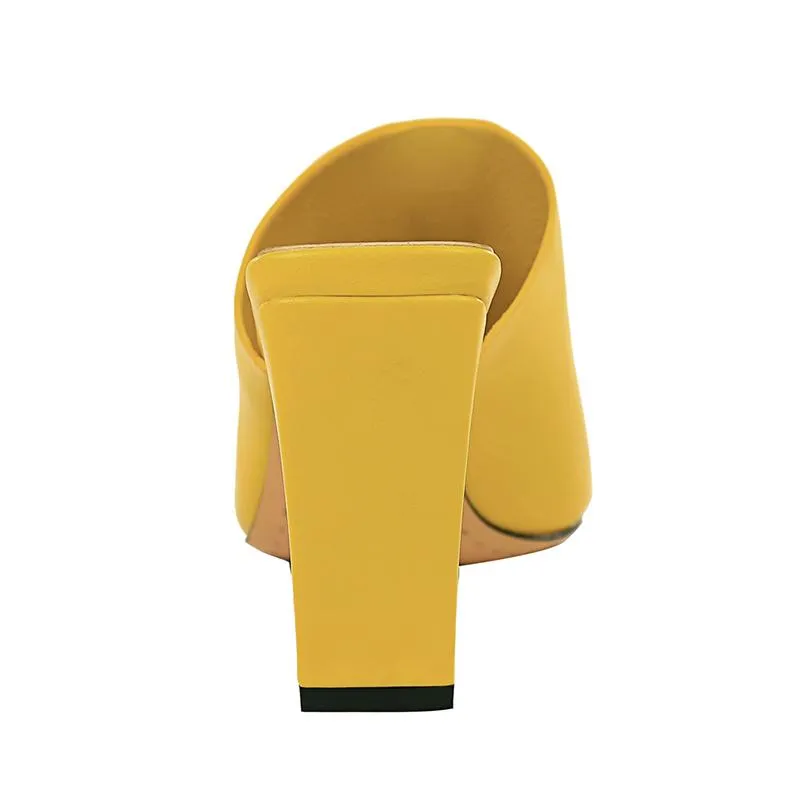 Daily Summer Open Toe High Heel Slippers