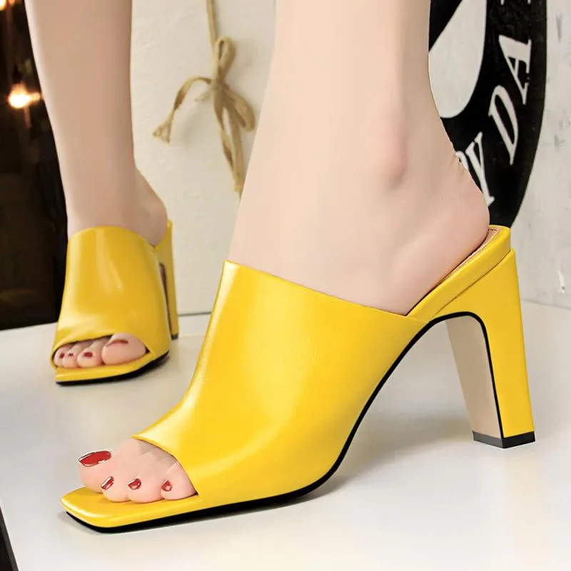 Daily Summer Open Toe High Heel Slippers