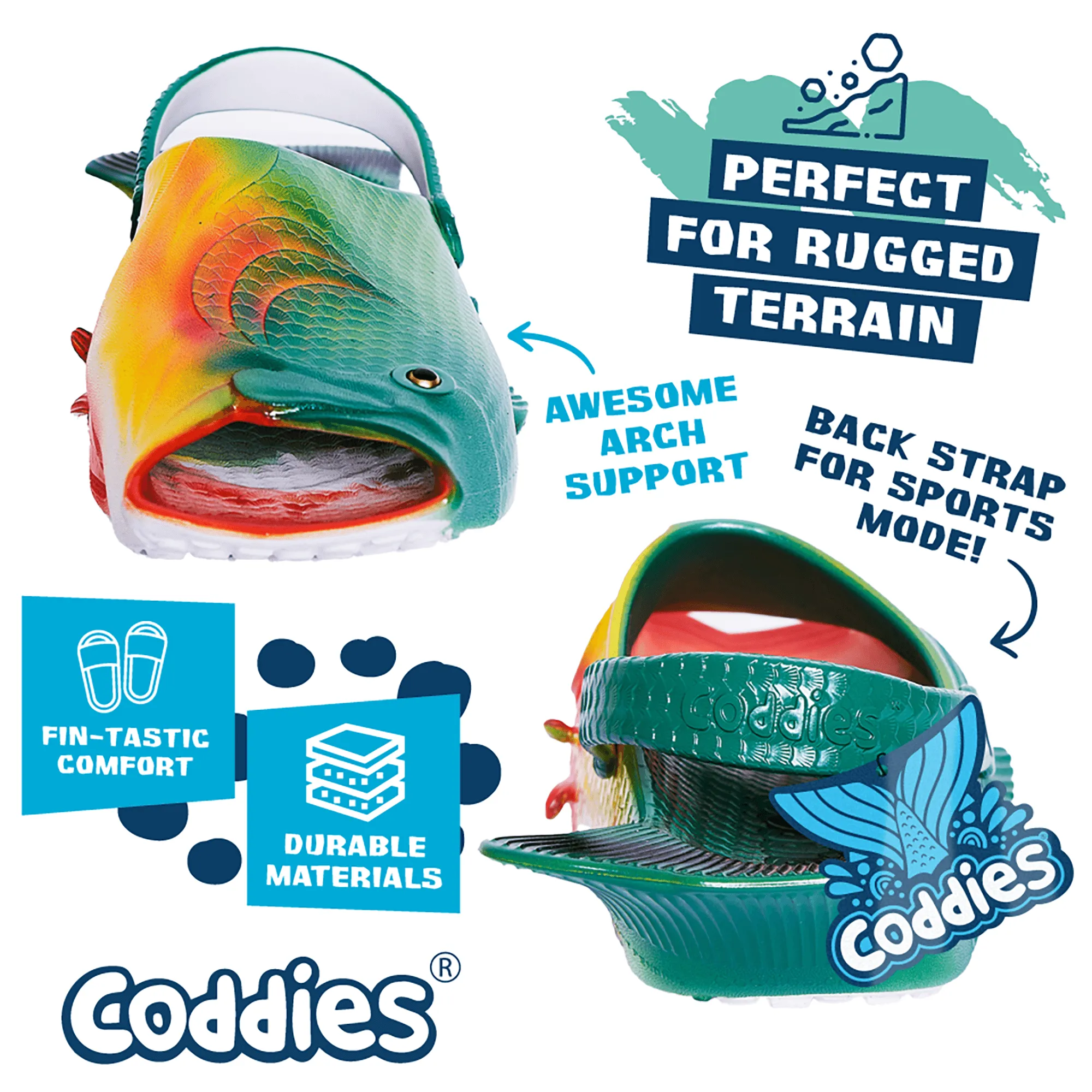 Fish Flip Flops Sport Mode Bundle