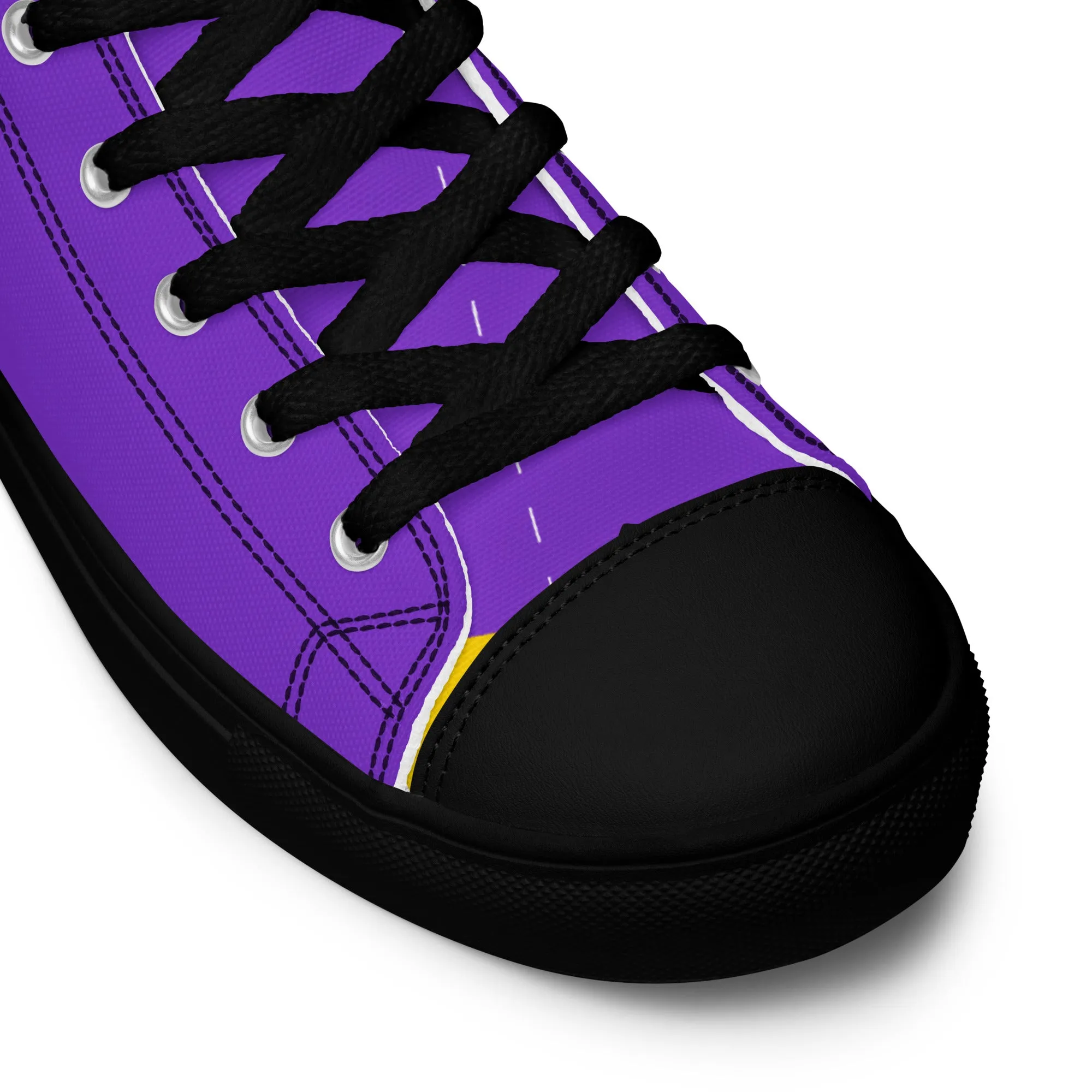 FOLLOW YOUR HEART Men’s High Top Canvas Shoes
