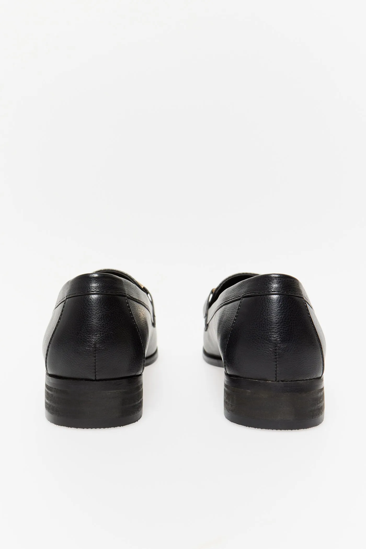 Loafer With Buckle - Black