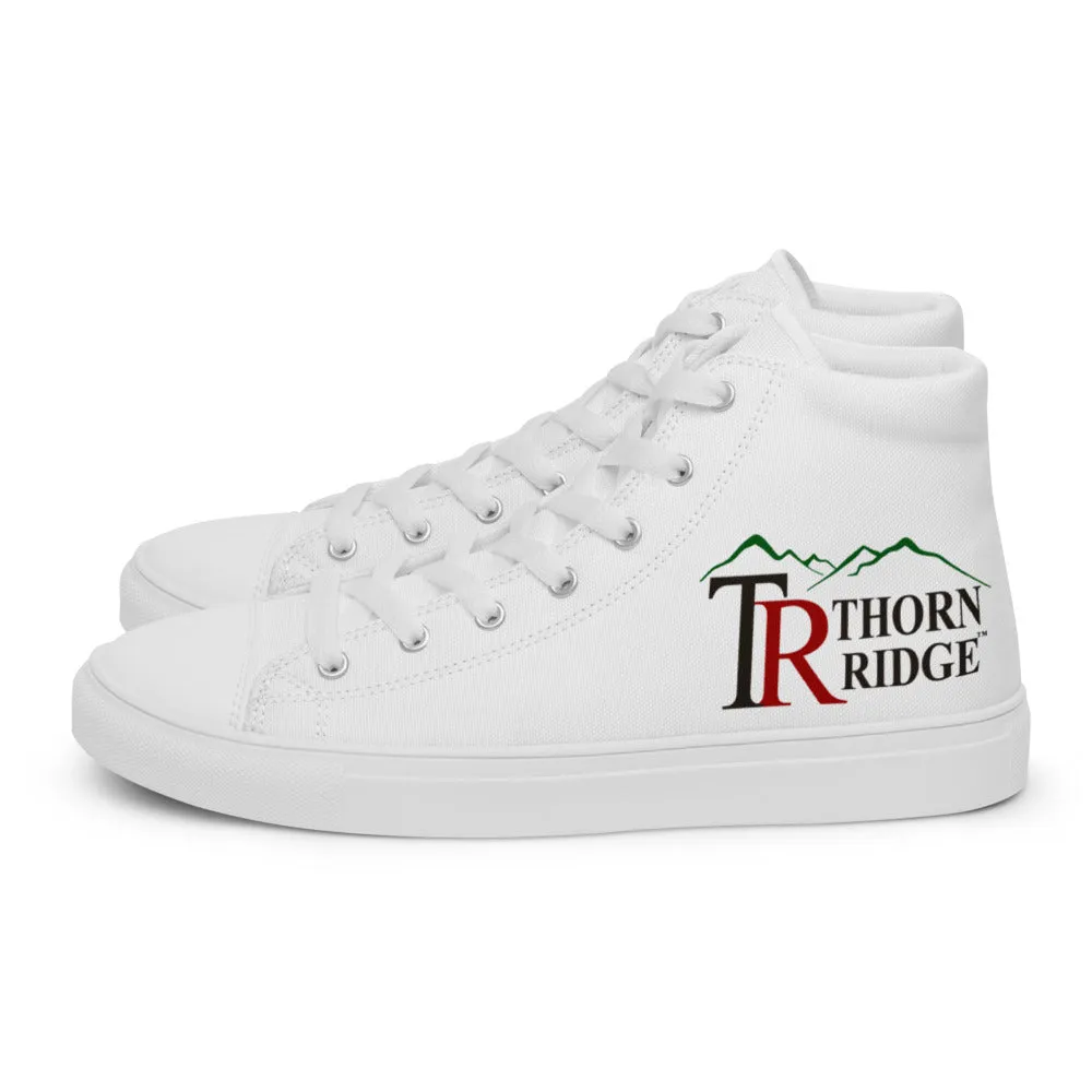 Men’s high top canvas shoes