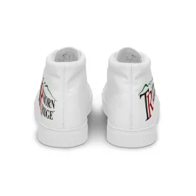 Men’s high top canvas shoes