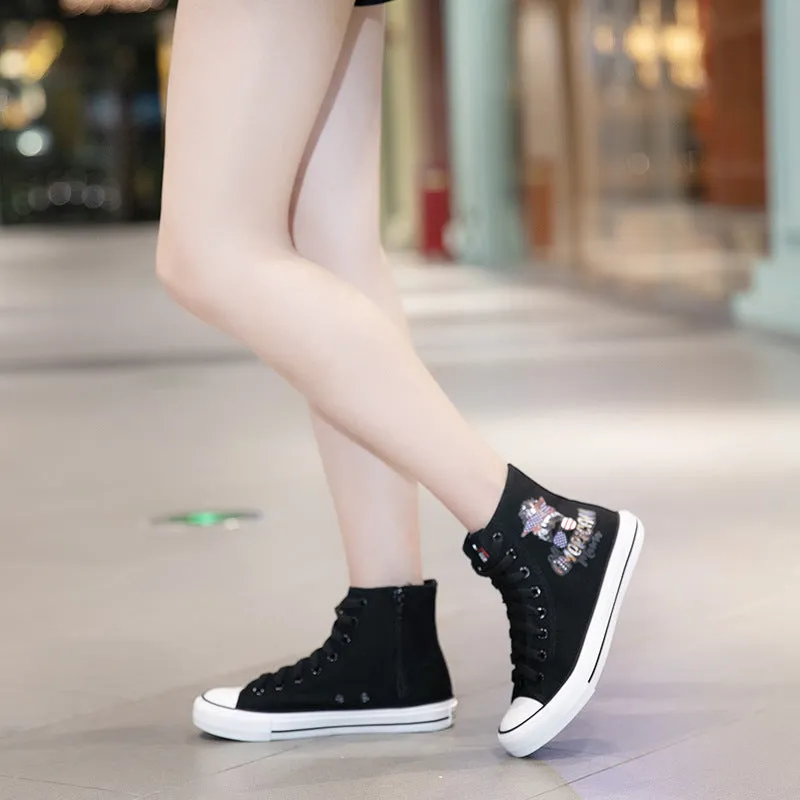 Nanccy Breathable Versatile High Top Shoes