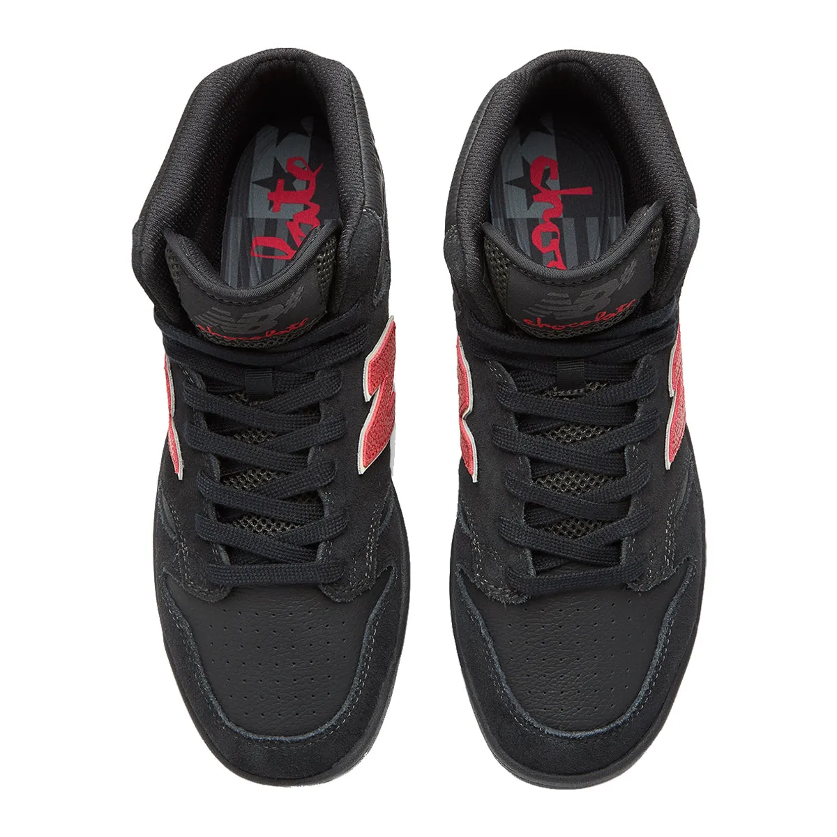 New Balance x Chocolate 480 High - Black/Red