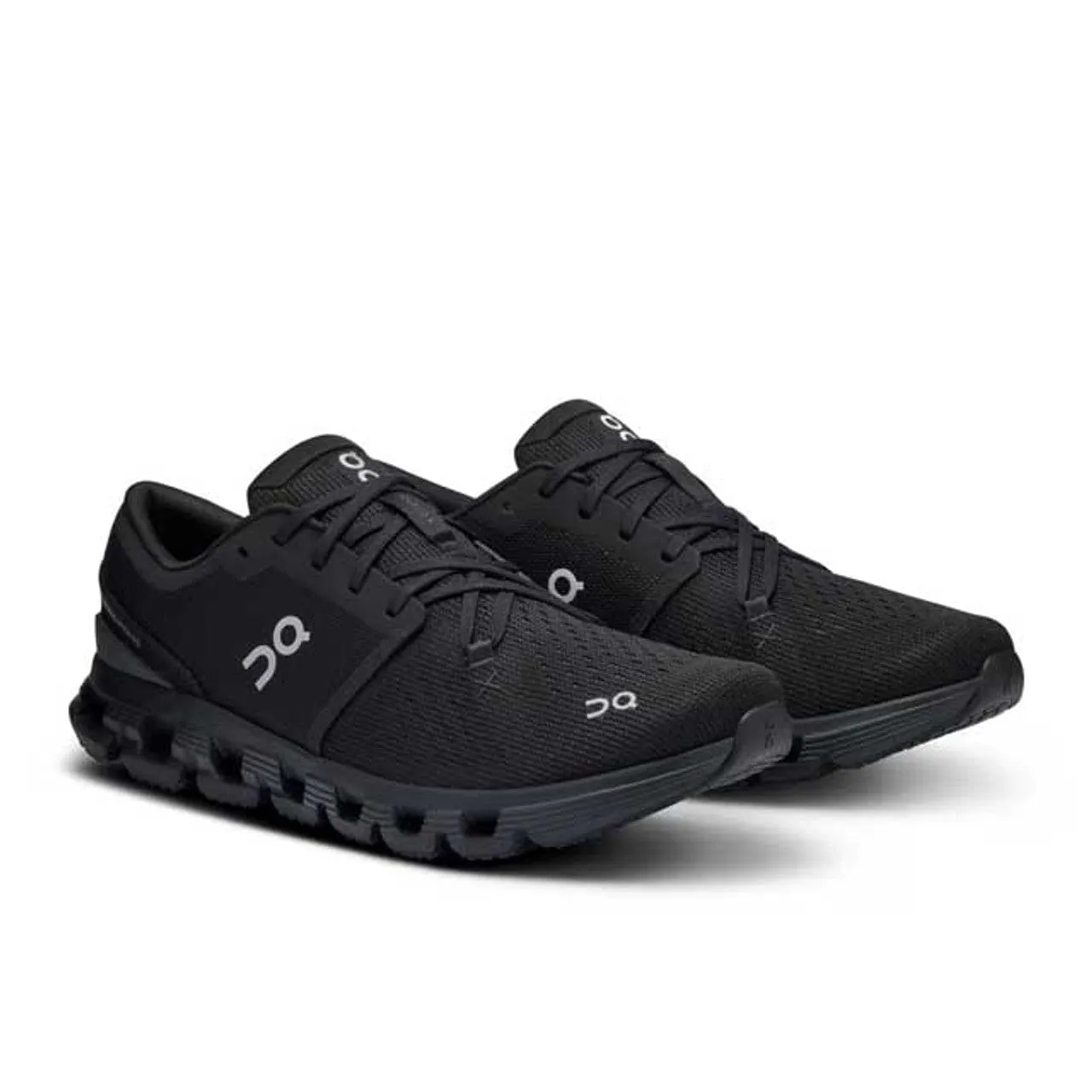 On Cloud Women's Cloud X4 Running Shoes- Black/Eclipse
