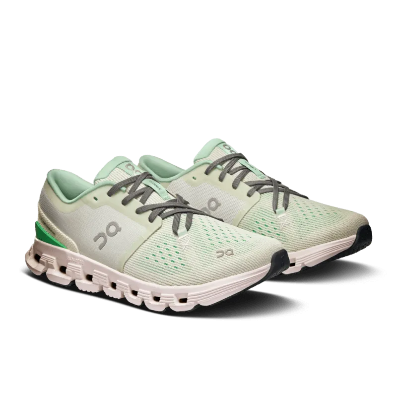 On Women's Cloud X 4 - Aloe/Honeydew
