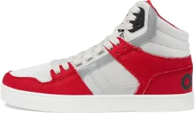 Osiris Clone White Red Navy Mens Skate Hi Top Trainers