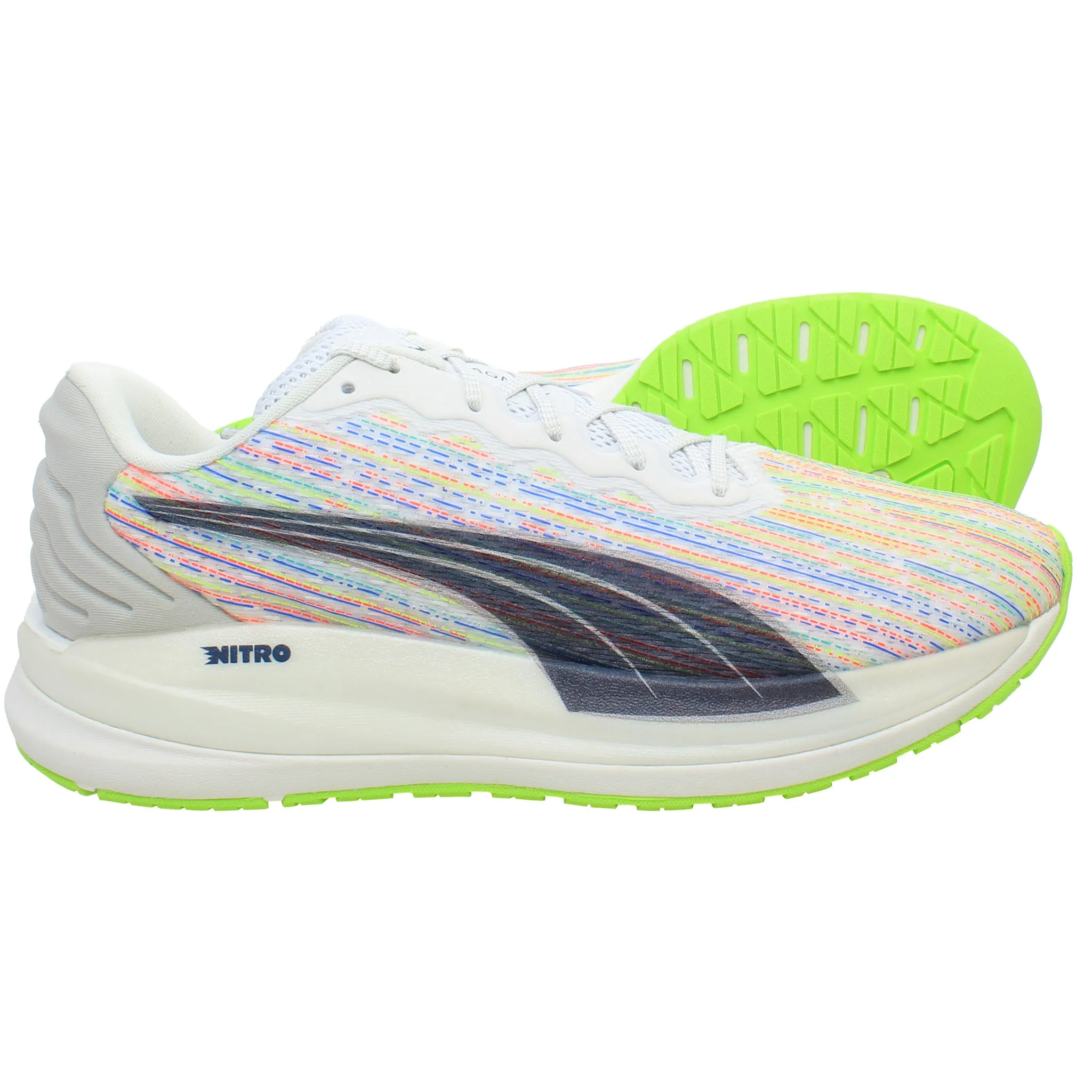 Puma Magnify Nitro SP Womens White Running Shoes