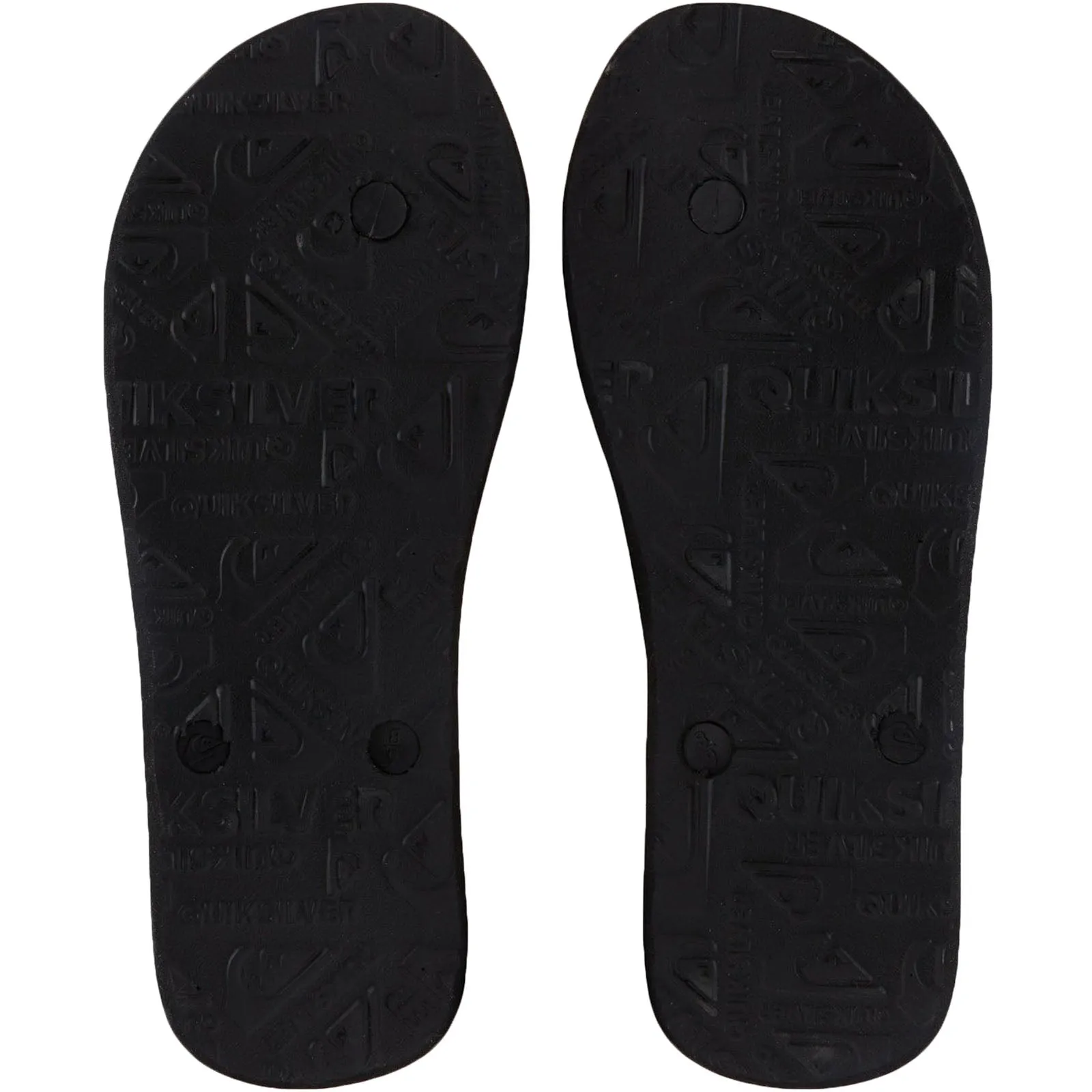 Quiksilver Mens MoloKai Flip Flops - Black/Orange