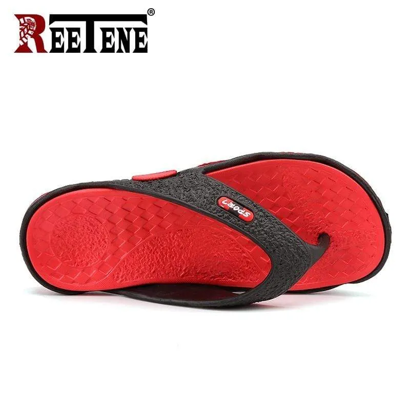 REETENE Red Flip Flops