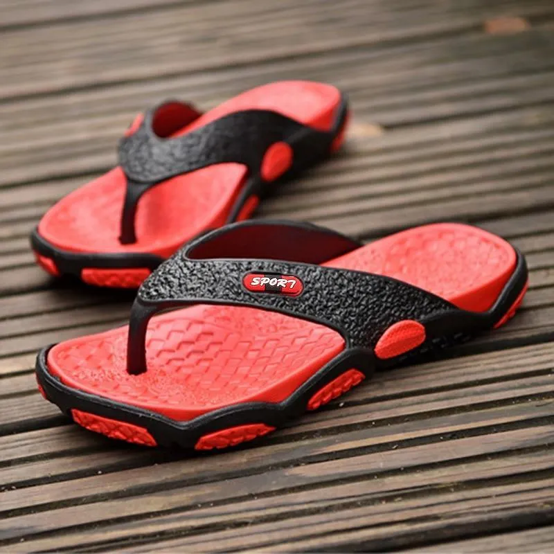REETENE Red Flip Flops