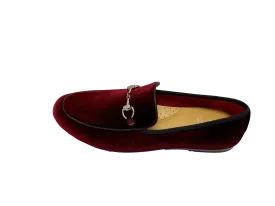 S-17 Burgundy Montique velvet Loafer