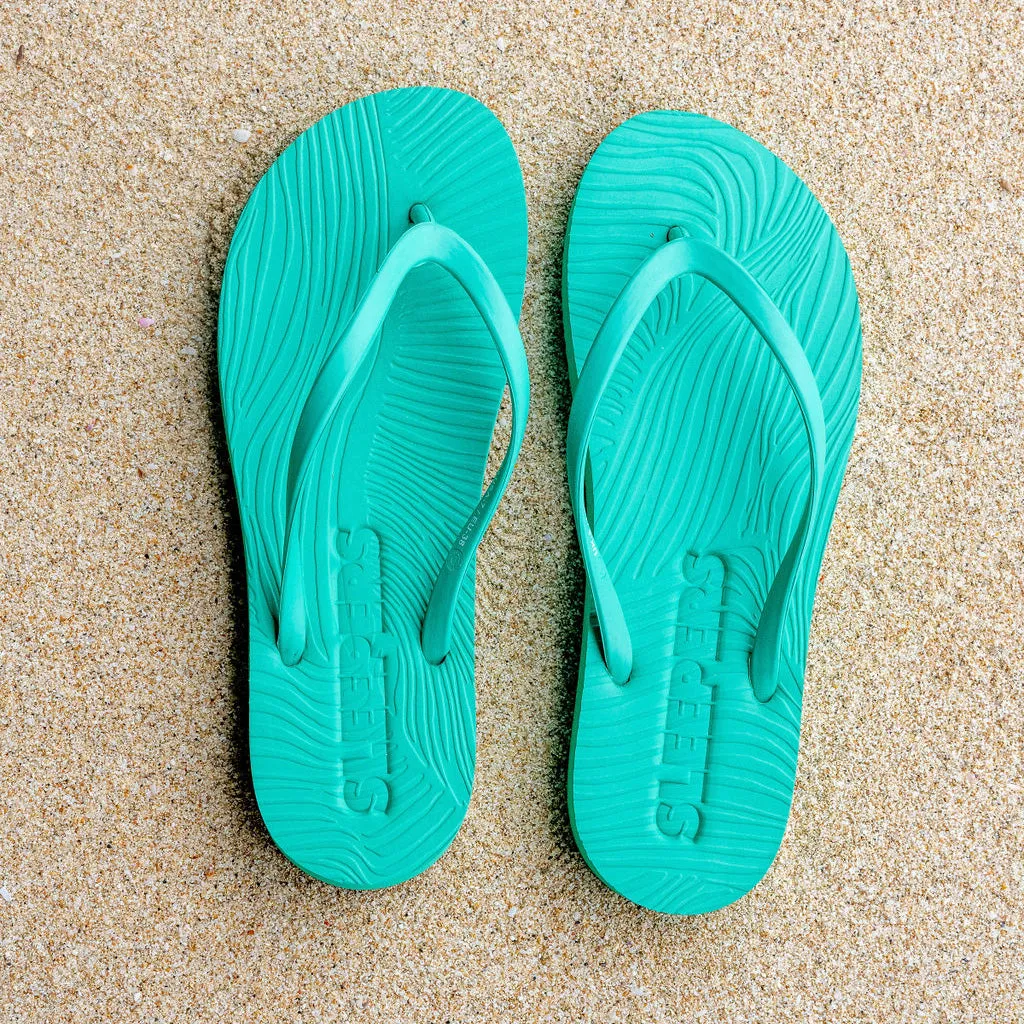 Slim Emerald Green Flip Flop