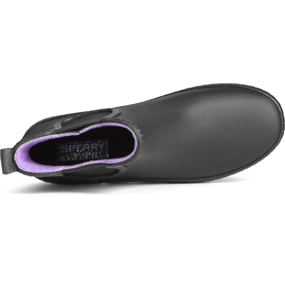 Sperry - Torrent Chelsea Novelty Rain Boots - Black / Purple