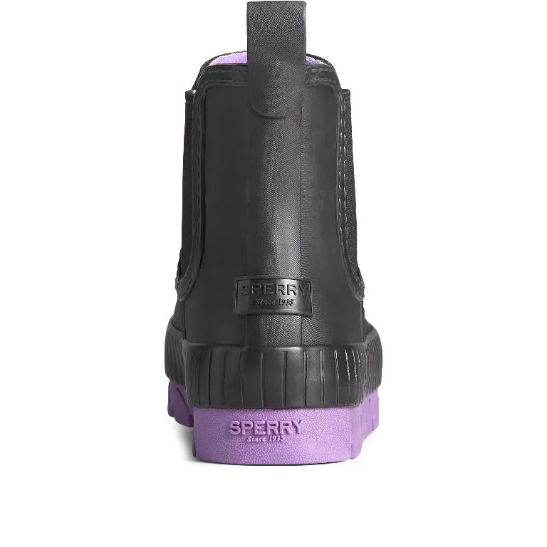 Sperry - Torrent Chelsea Novelty Rain Boots - Black / Purple
