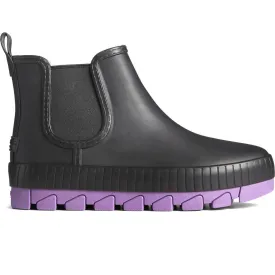 Sperry - Torrent Chelsea Novelty Rain Boots - Black / Purple