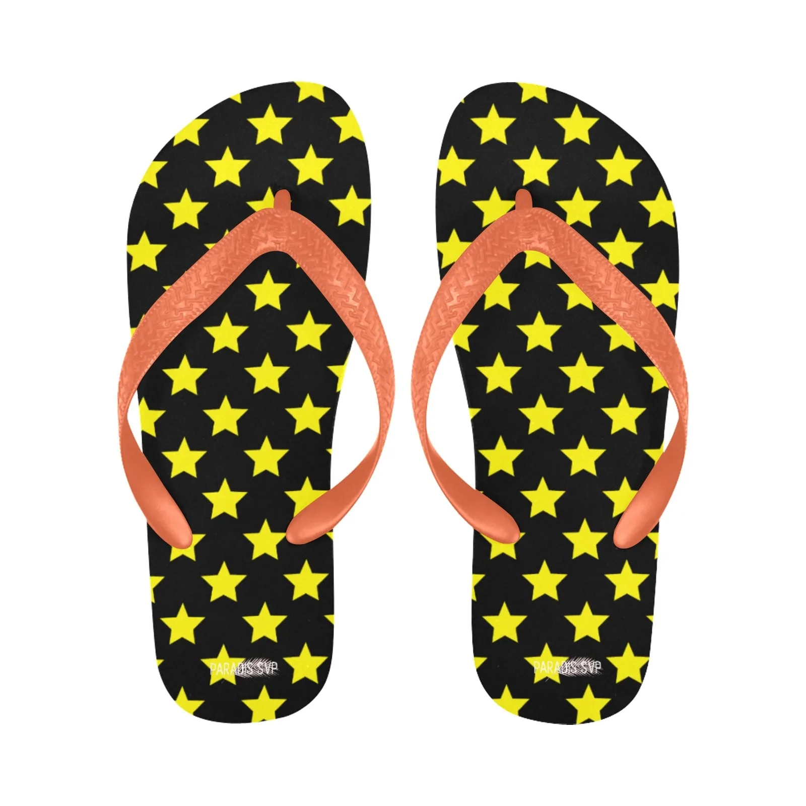 Starstruck - Black & Yellow Flip-Flops