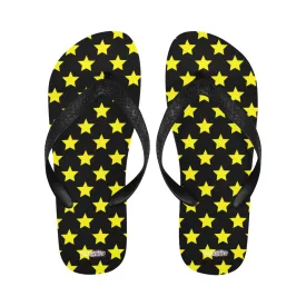 Starstruck - Black & Yellow Flip-Flops