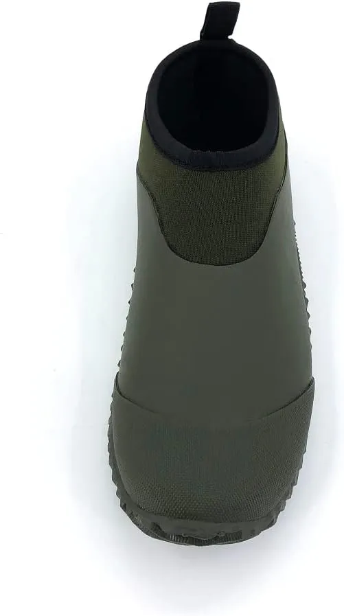 SYLPHID Men's Garden Shoes Women's Rain Shoe Waterproof Neoprene Camp Booties for Camping, Lawn Care, Gardening and Yard Work