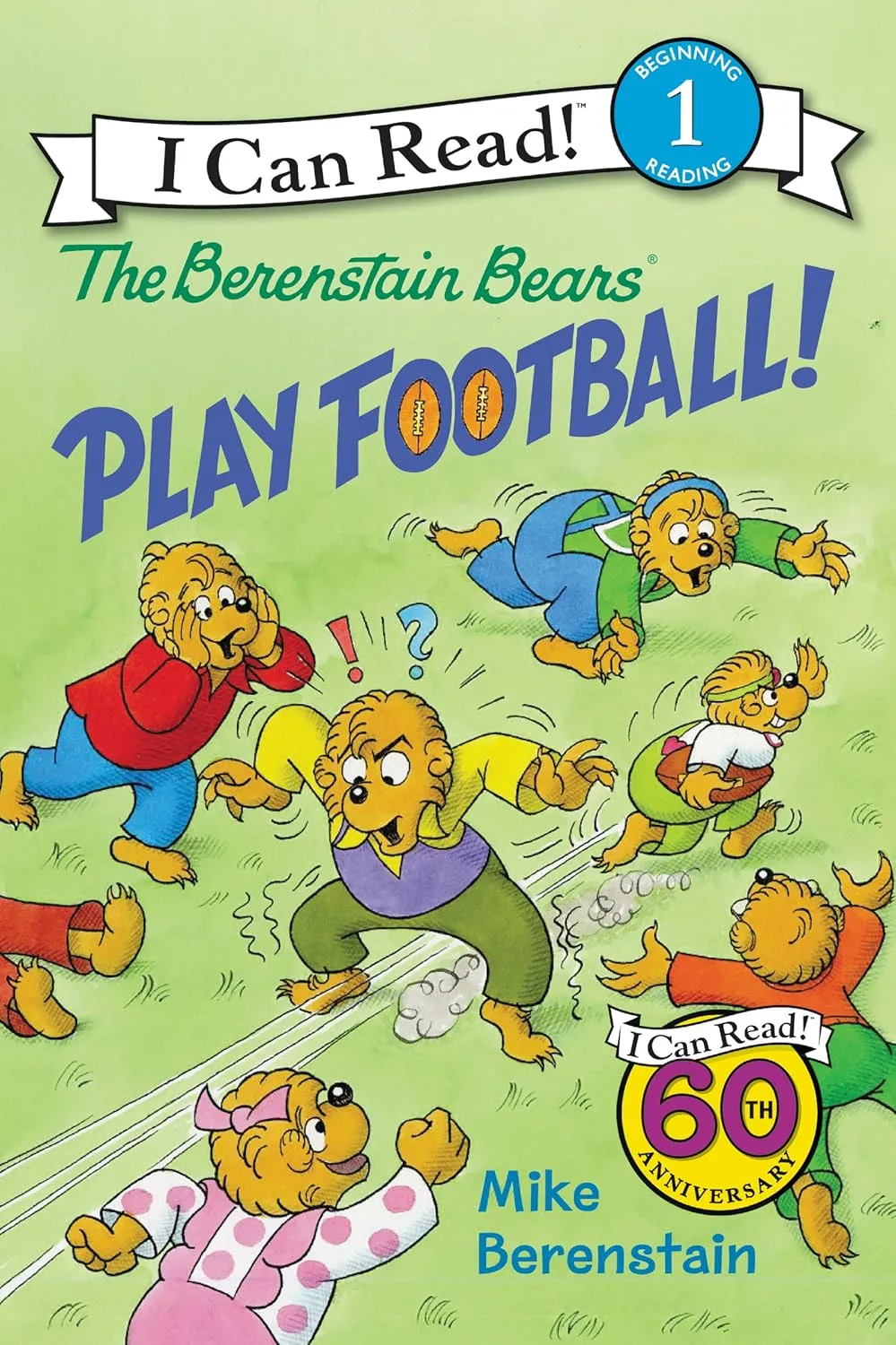 The Berenstain Bears Play Football! (I Can Read Level 1) Hardcover  August 15, 2017