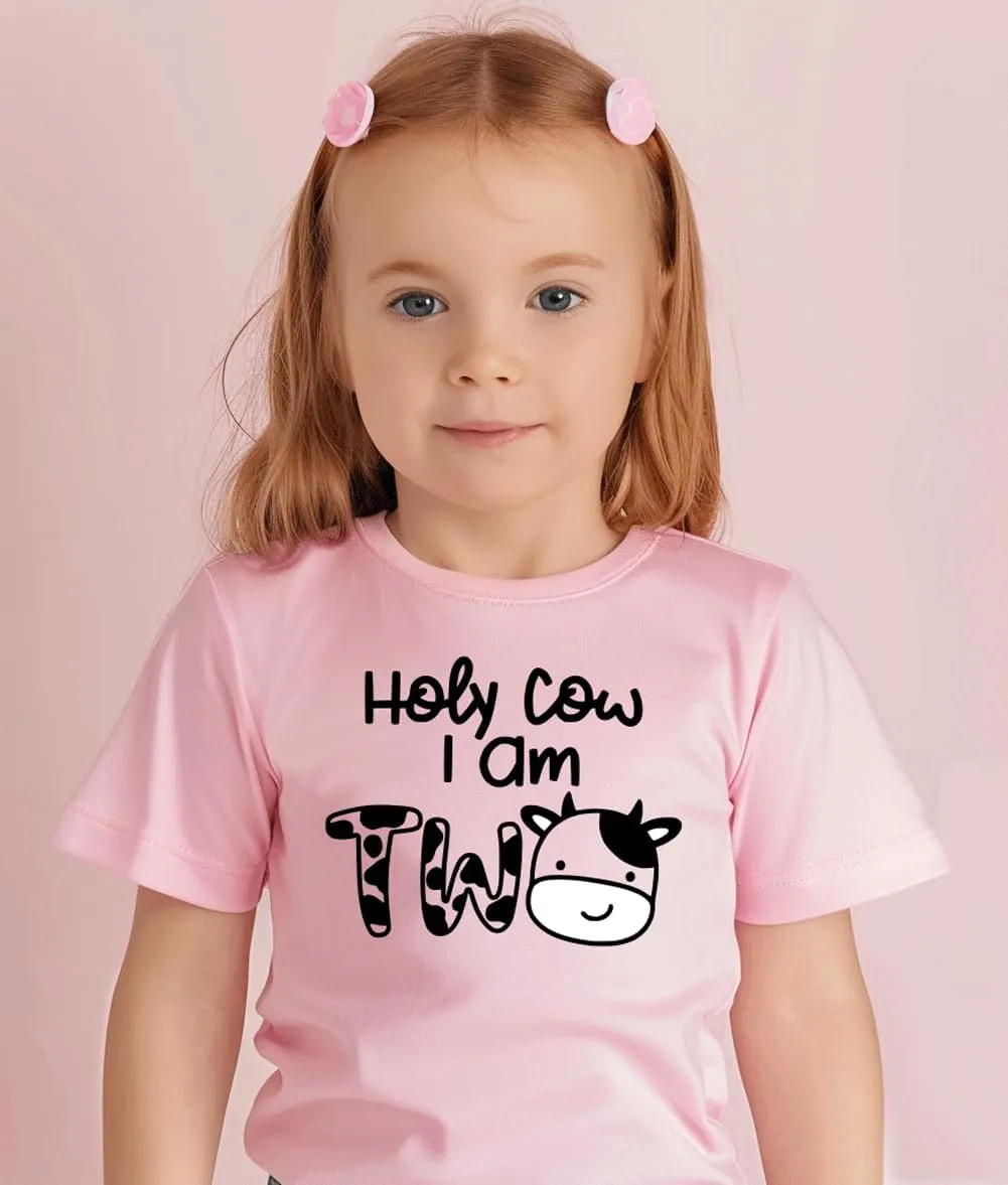 Toddler Girls 2nd Birthday Shirt Outfit for Girls Cute Two Years Old Birthday Gift