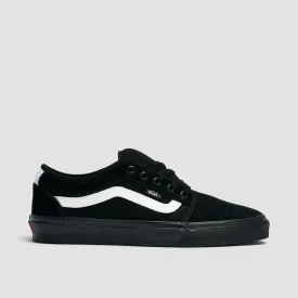 Vans Chukka Sidestripe Shoes - Black/Black/White