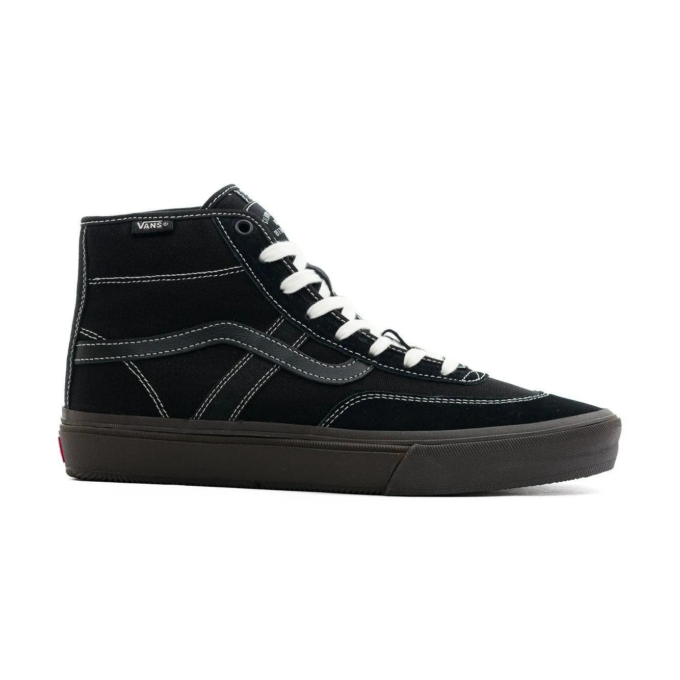 Vans Crockett High Skate Shoe - Black/Chocolate