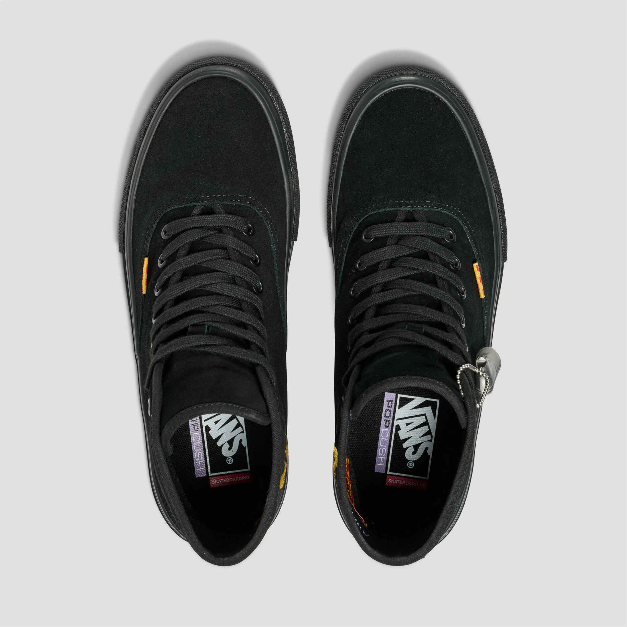 Vans Skate Authentic High Andrew Allen Skate Shoes Blackout