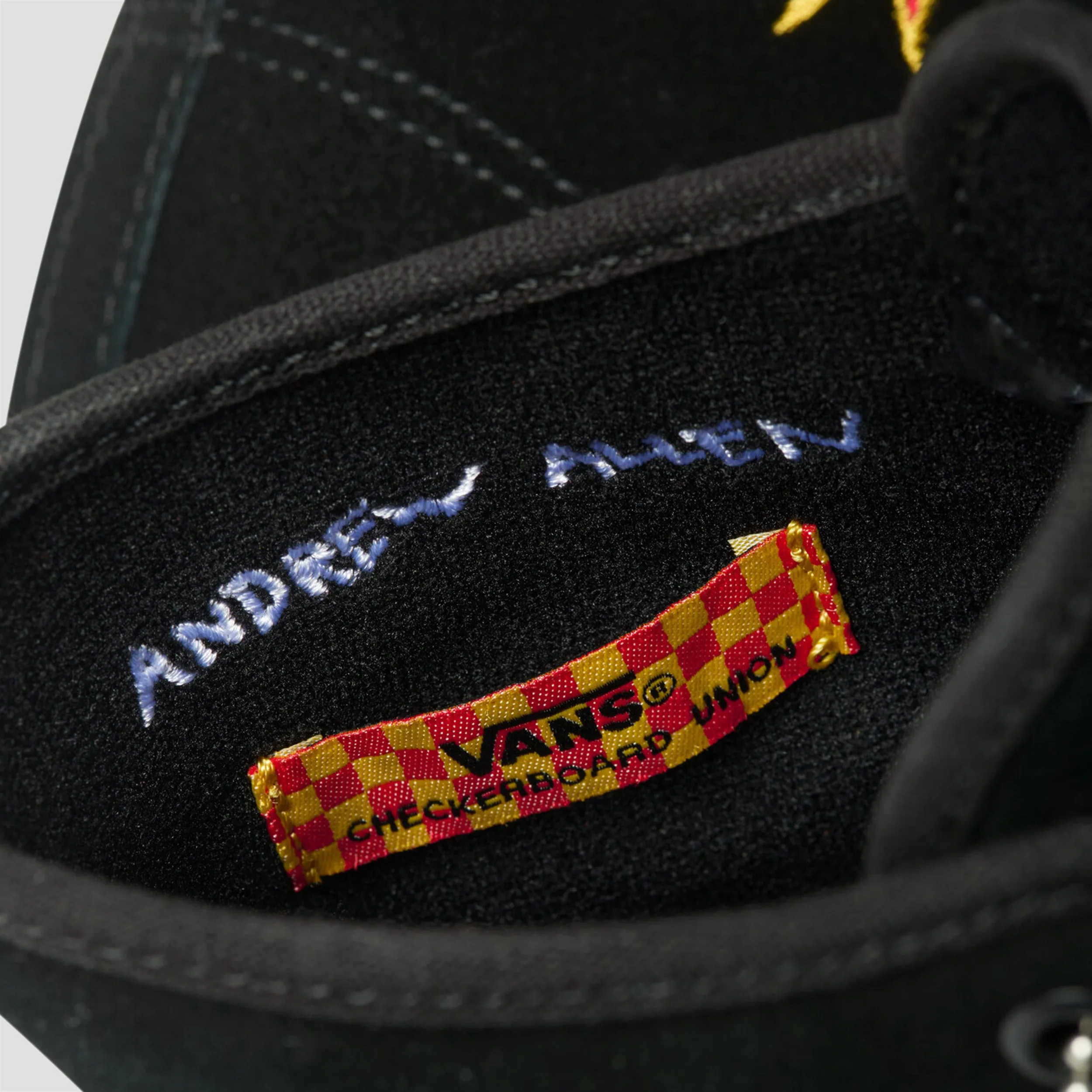 Vans Skate Authentic High Andrew Allen Skate Shoes Blackout