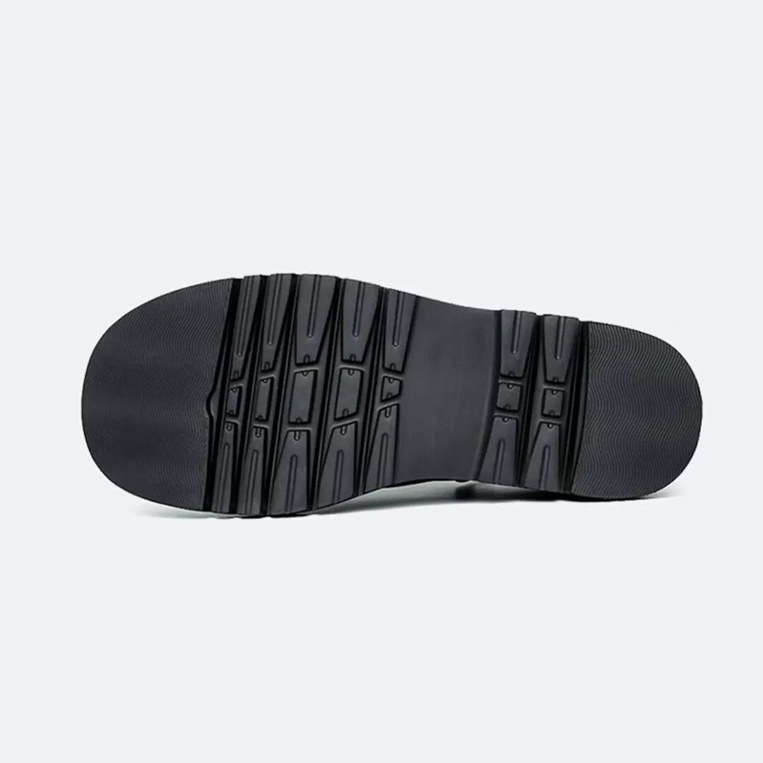 Veltique Elegance Buckle Loafers