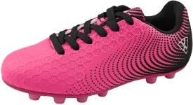 Vizari USA Stealth Boys Girls Soccer Cleats | Youth Firm Ground Athletic Outdoor Football Shoes for Toddler, Little Kid, Big Kid | Lightweight & Durable