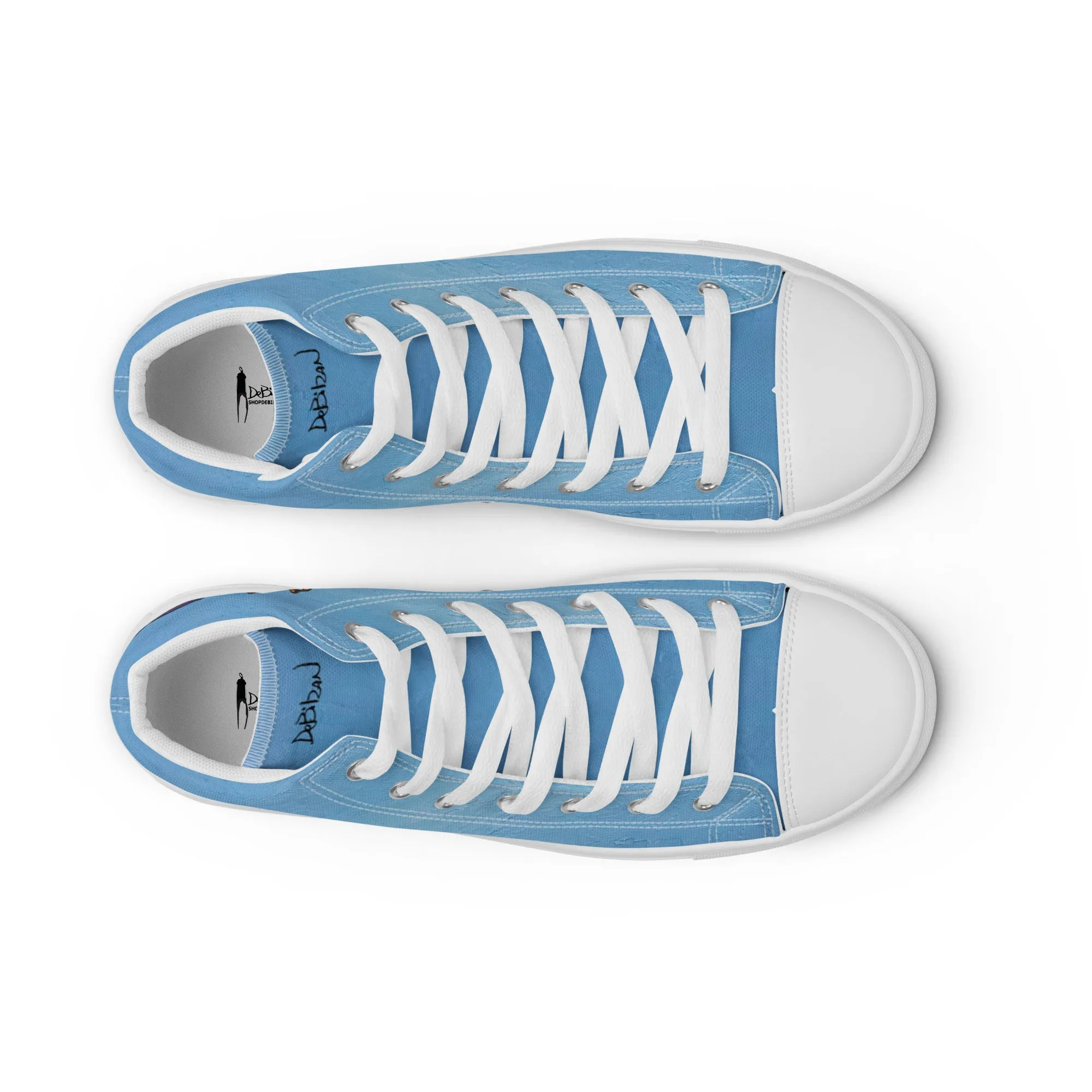 Women’s high top canvas shoes